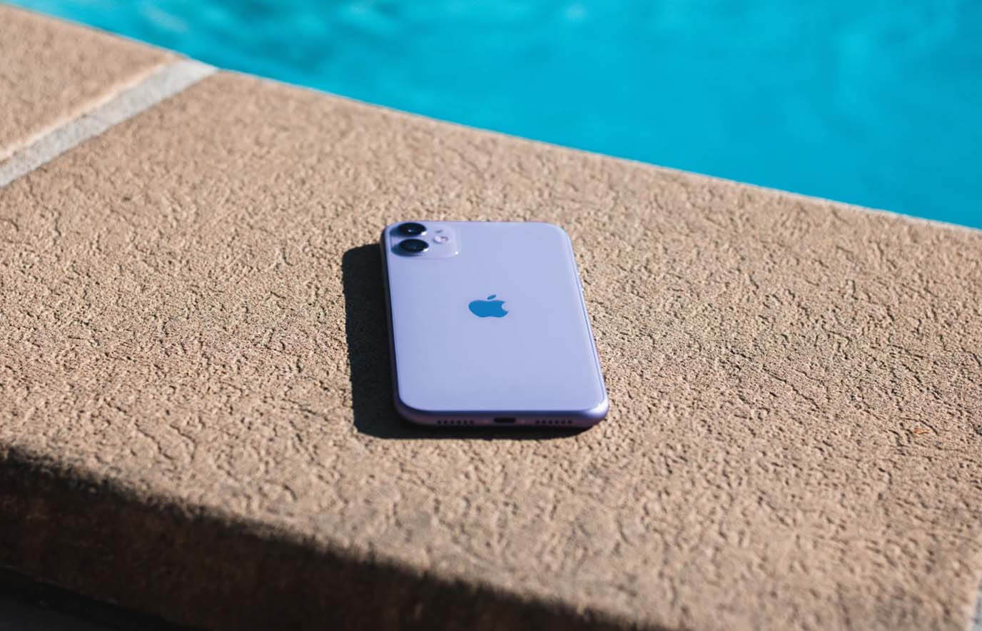 Is de iPhone 11 waterdicht?