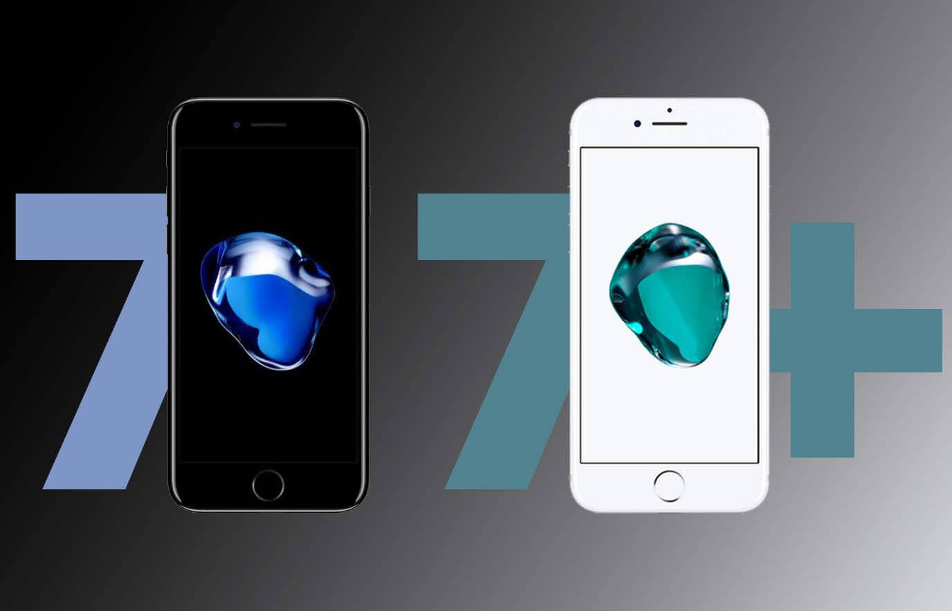 Vergelijking iPhone 7 en iPhone 7 Plus