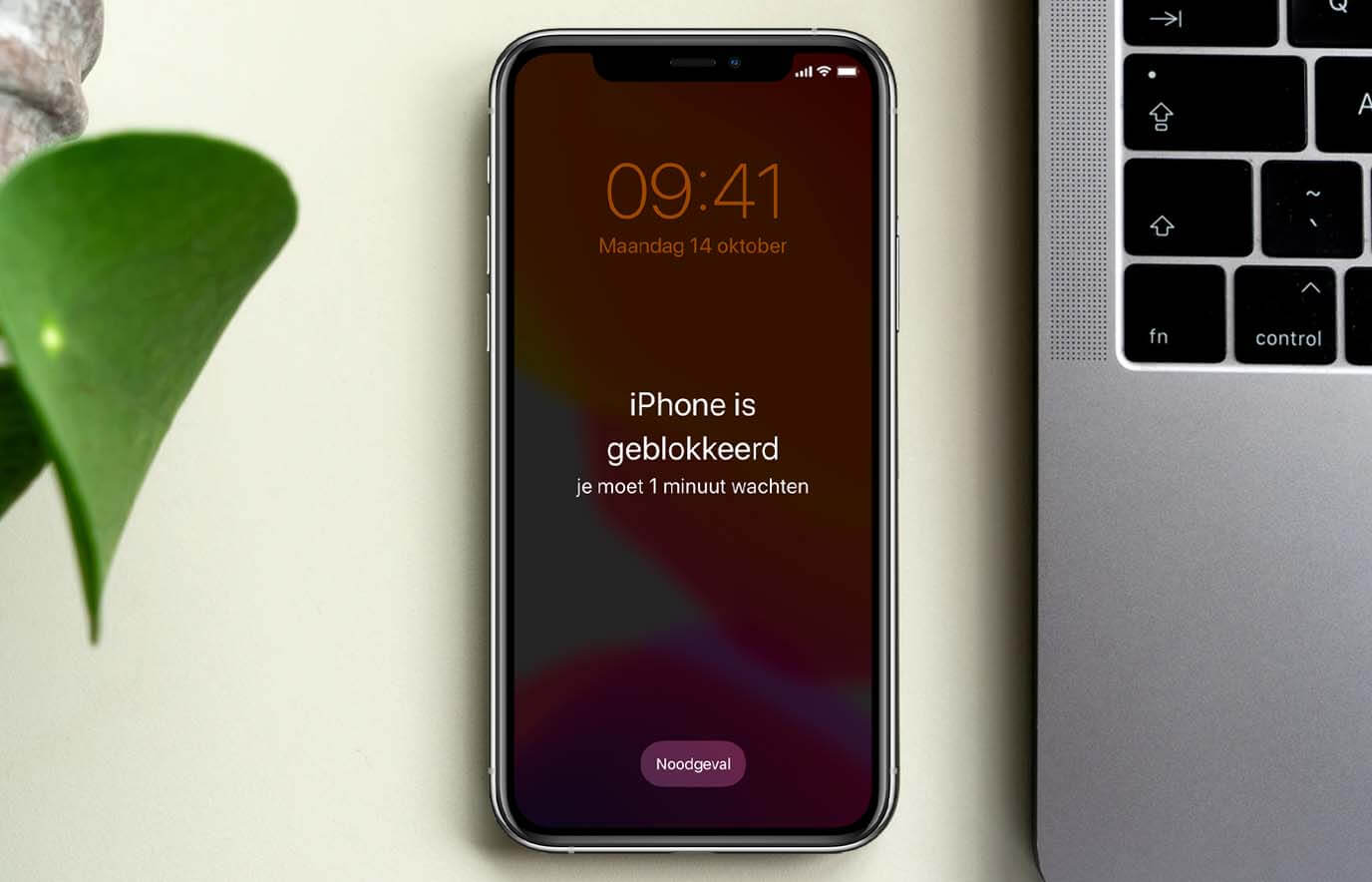 iPhone of iPad geblokkeerd na foute toegangscode