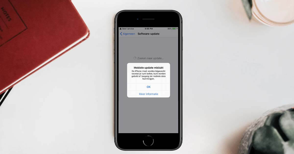 Geen service-melding op je iPhone? Dít kun je doen!