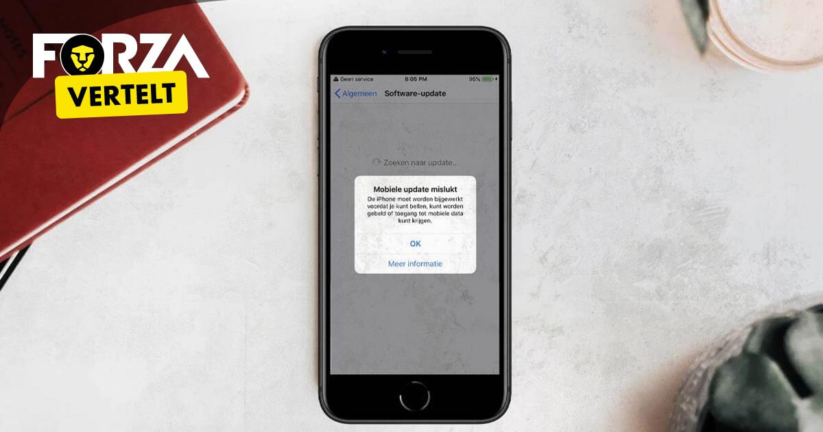 Geen service-melding op je iPhone? Dít kun je doen!
