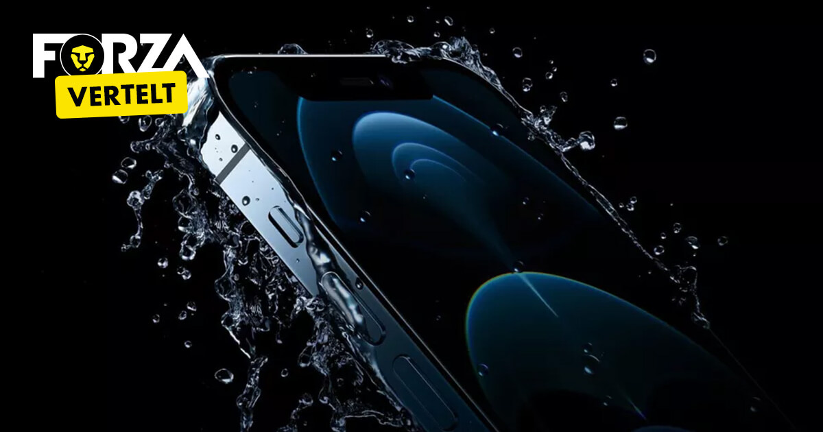 iPhone in water gevallen