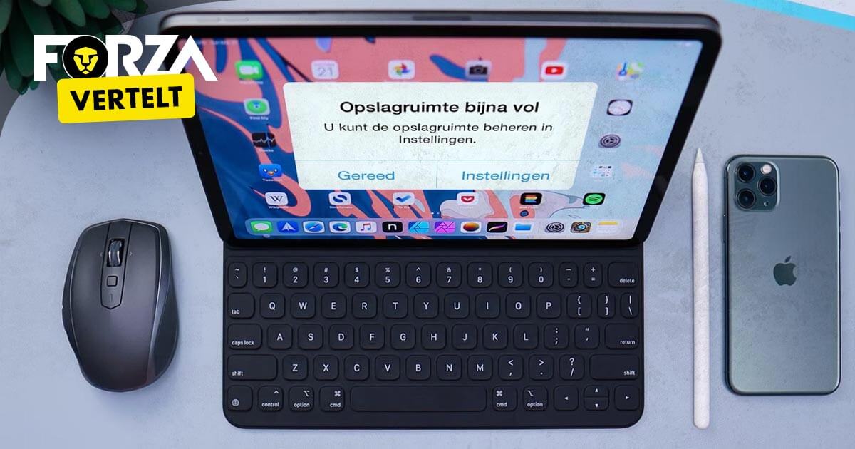 Hoeveel iPhone of iPad opslagcapaciteit heb ik nodig?