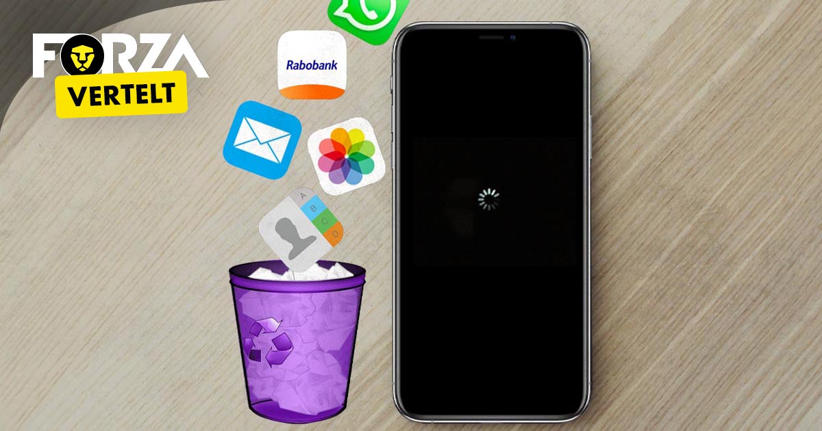 iPhone leegmaken, zó doe je dat