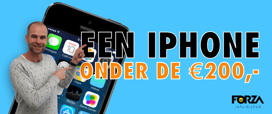 Zoek je een iPhone onder de € 200? Je vindt hem bij Forza Refurbished!