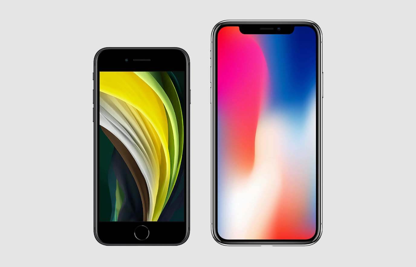 iPhone SE 2020 vs iPhone X