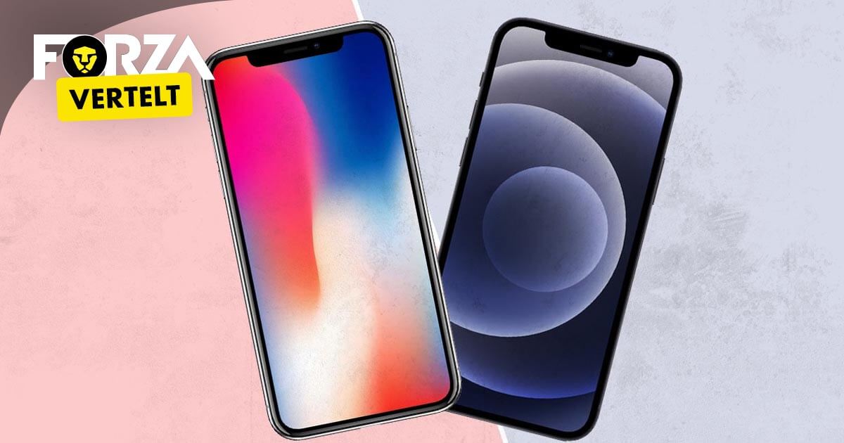 iPhone X vs iPhone 12, wat is het verschil?