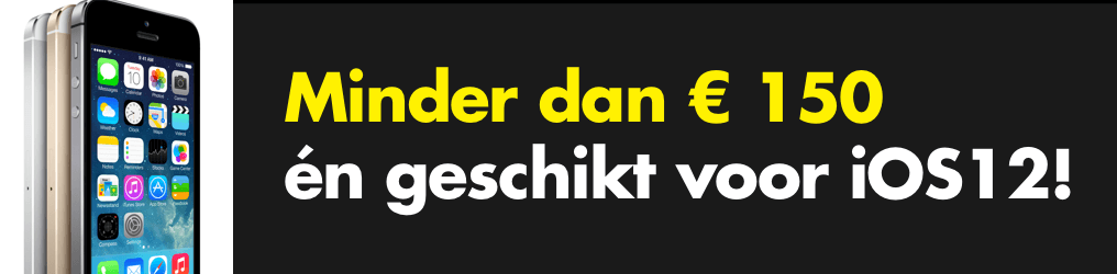 Deze iPhone kost minder dan 150 euro én is geschikt voor de nieuwste iOS 12! 