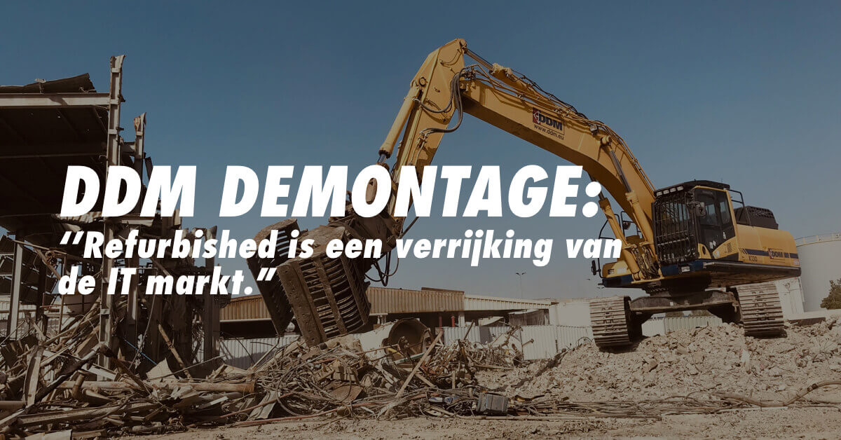 refurbished is een verrijking volgens ddm-demontage