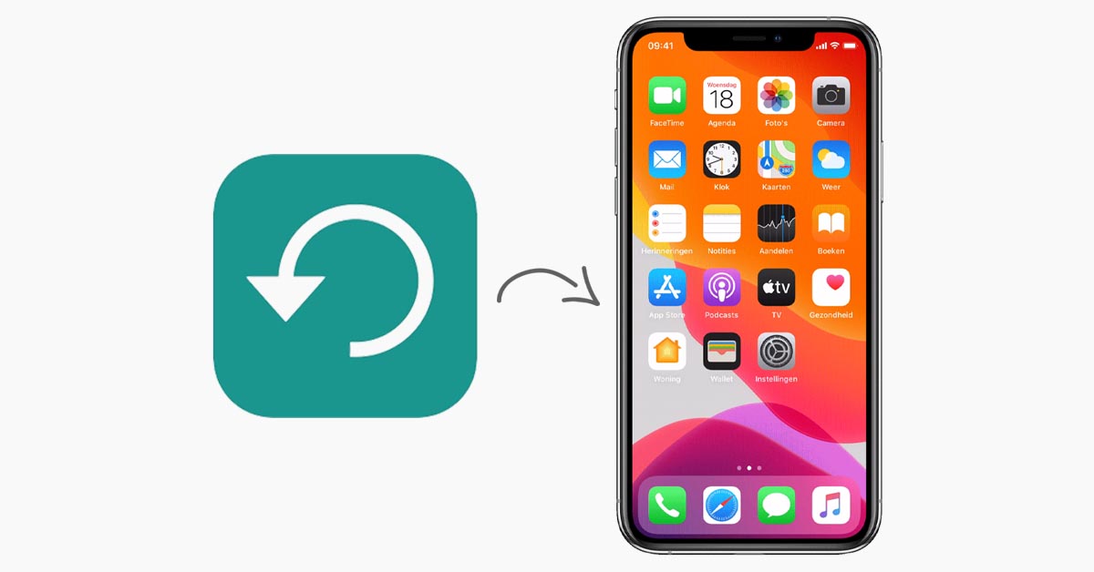 Reservekopie iPhone terugzetten
