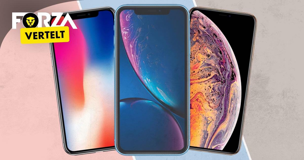 Frank ik zal sterk zijn module Verschil iPhone X en XR en XS