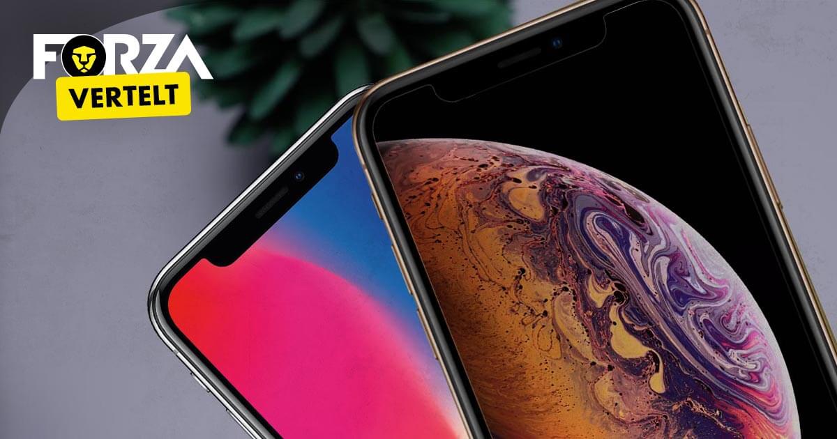 Verschil iPhone X en XS