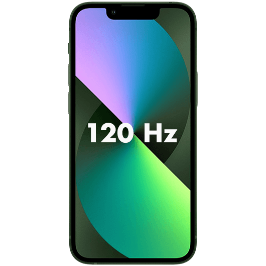 ProMotion tot 120 Hz (13 Pro en 13 Pro Max)