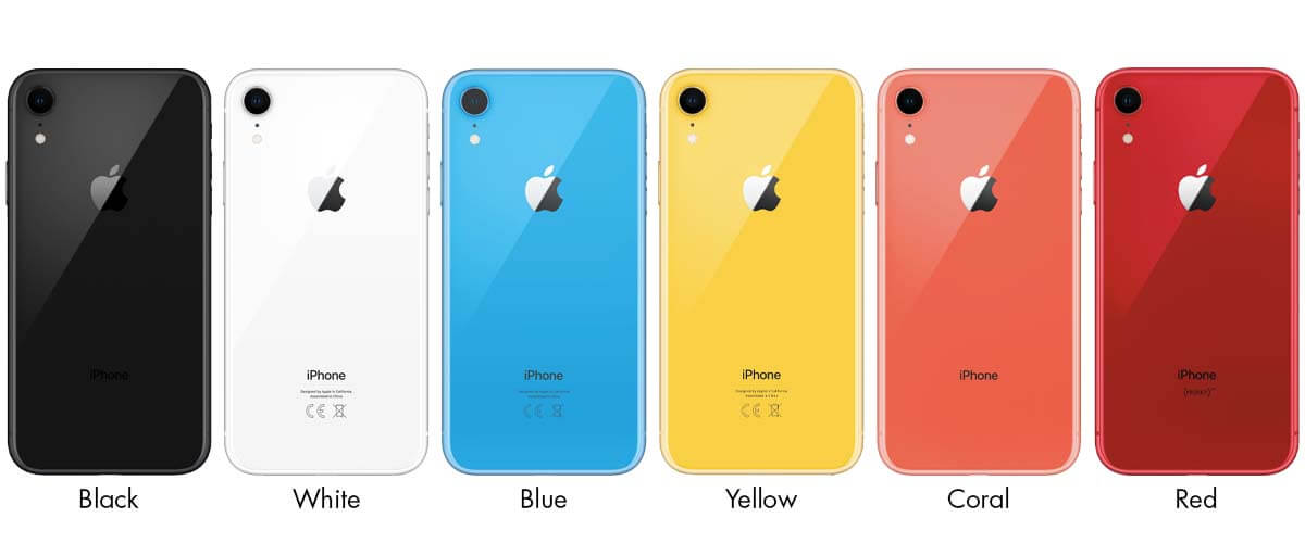 Kleuren iPhone XR