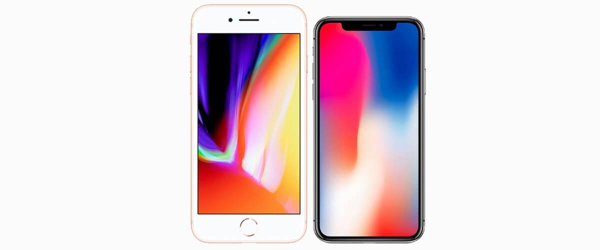 display iPhone 8 en iPhone X