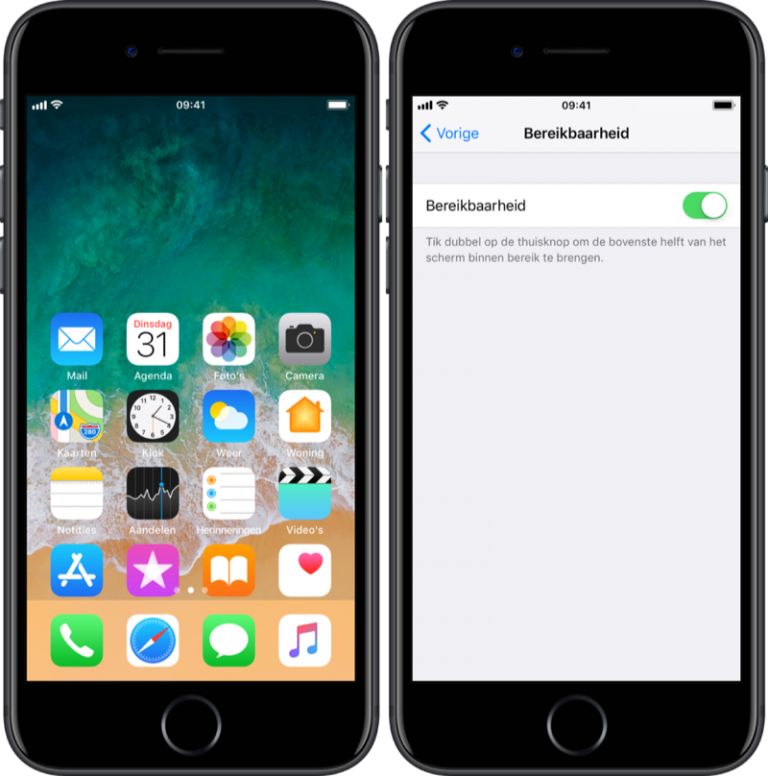 bereikbaarheid uitschakelen iPhone