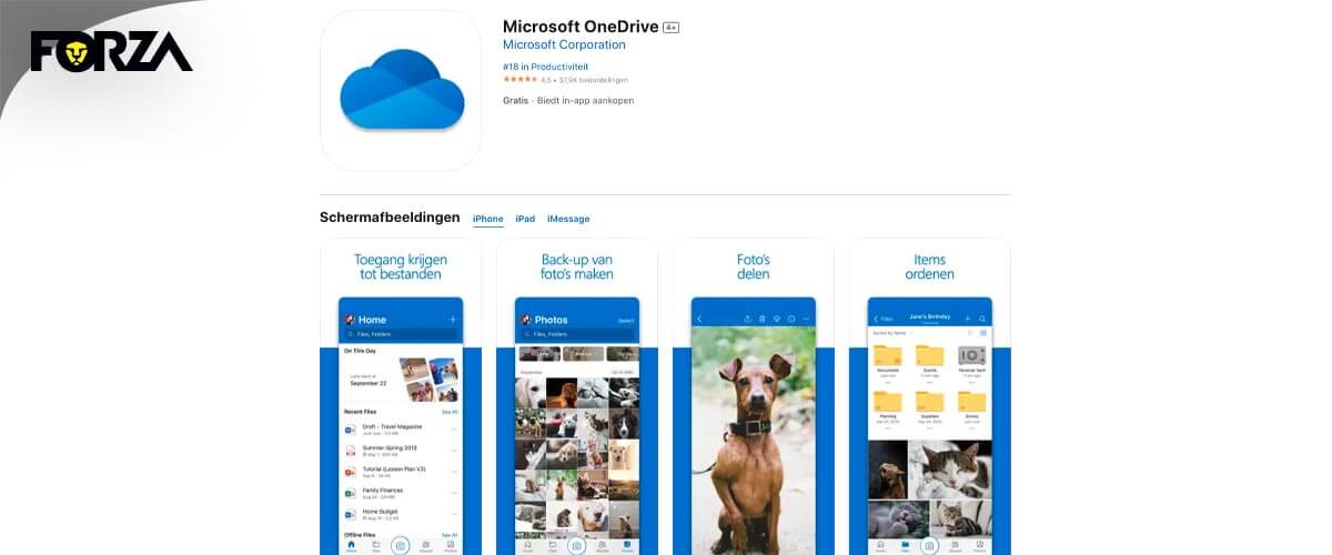 Foto’s opslaan in de cloud met OneDrive