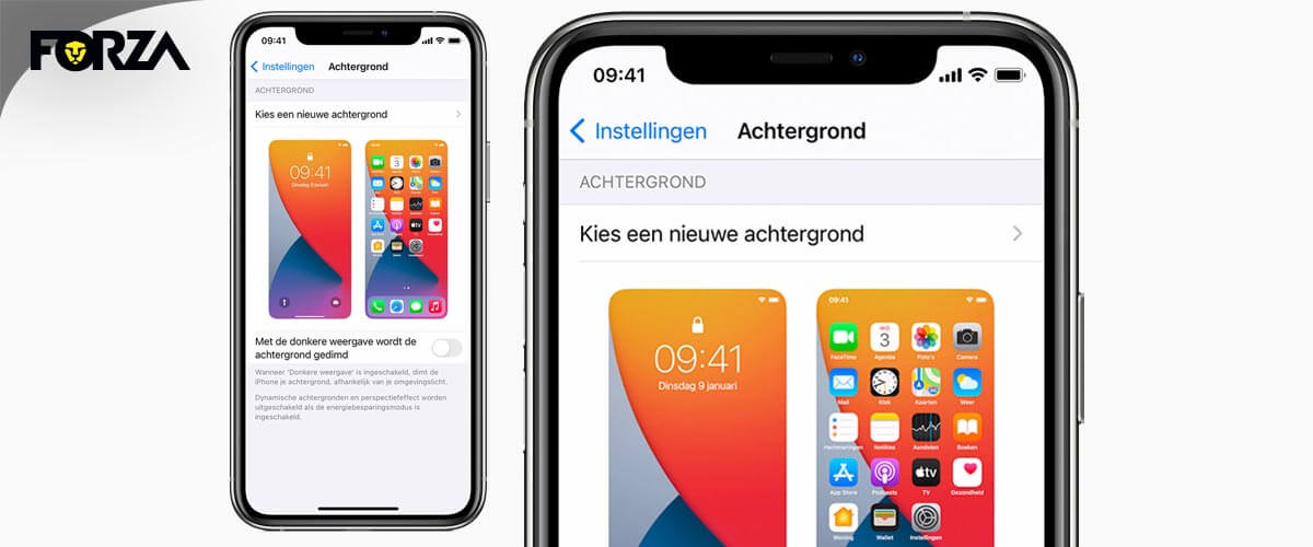 Achtergrond iPhone veranderen instellingen