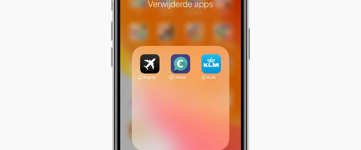 App verdwenen op iPhone