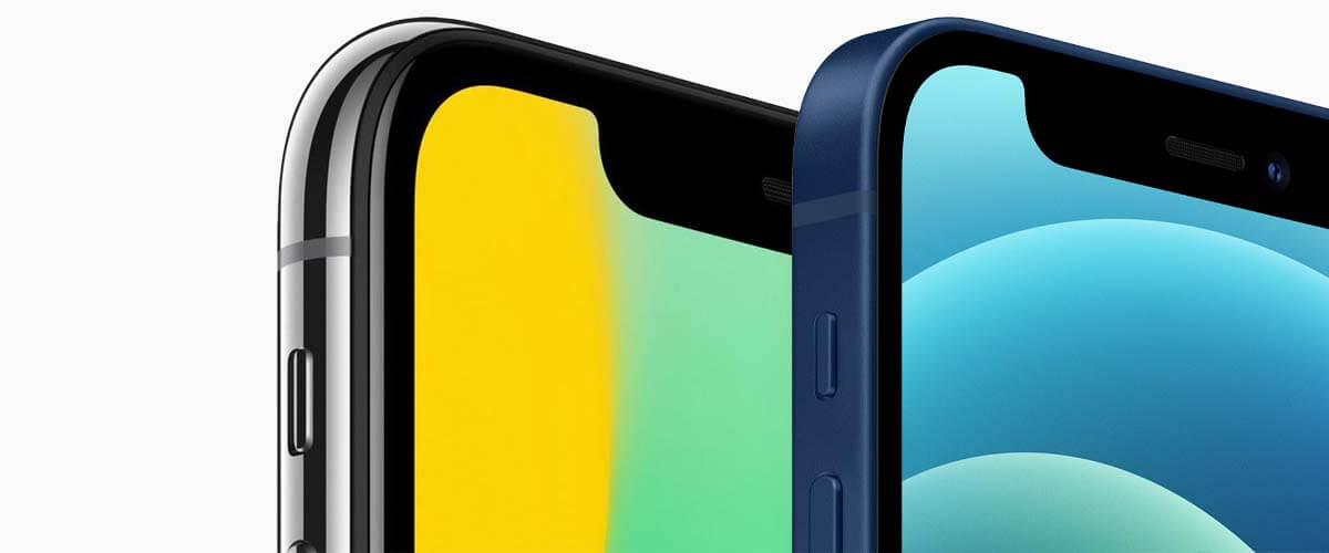 Beeldscherm verschil iPhone X vs iPhone 12