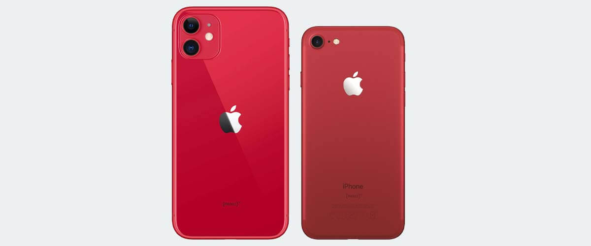 Cameraverschil iPhone 11 vs iPhone 7