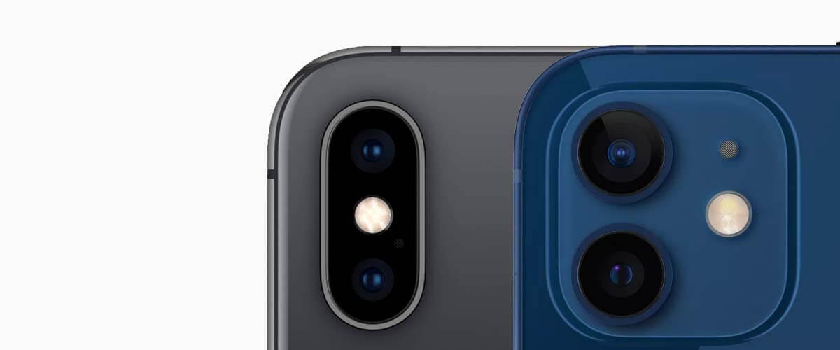 Camera verschil iPhone X vs iPhone 12