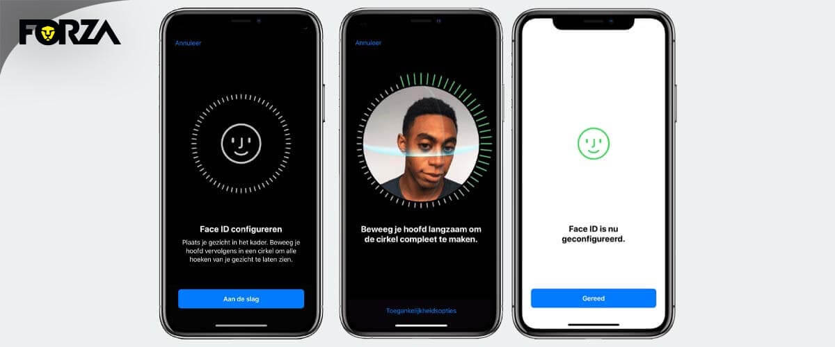 Face ID iPhone instellen