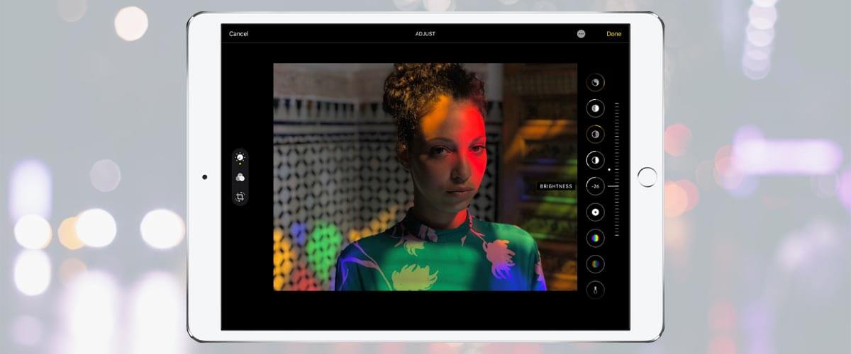 Foto bewerken iPad 2020