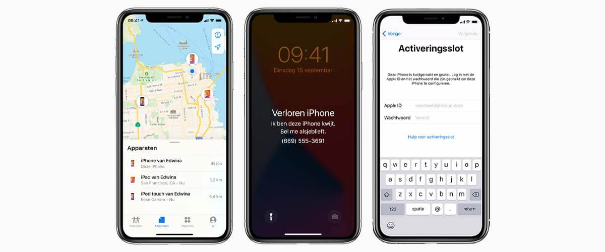 iPhone beveiligen met Zoek Mijn iPhone