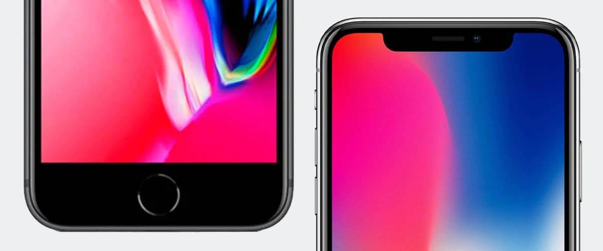 Ontgrendelverschil iPhone X vs iPhone 8