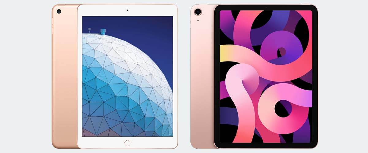 Uiterlijk verschil iPad Air 2019 en 2020