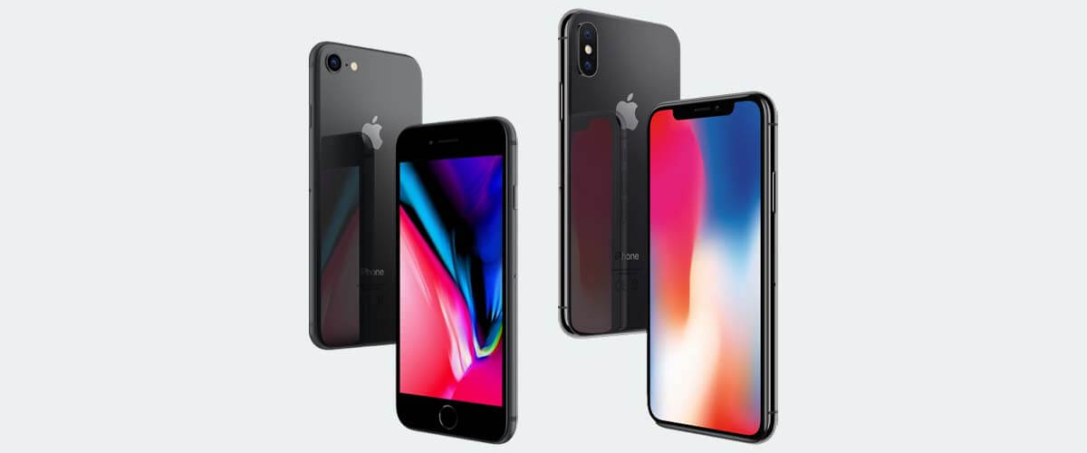 Uiterlijk verschil iPhone 8 en X