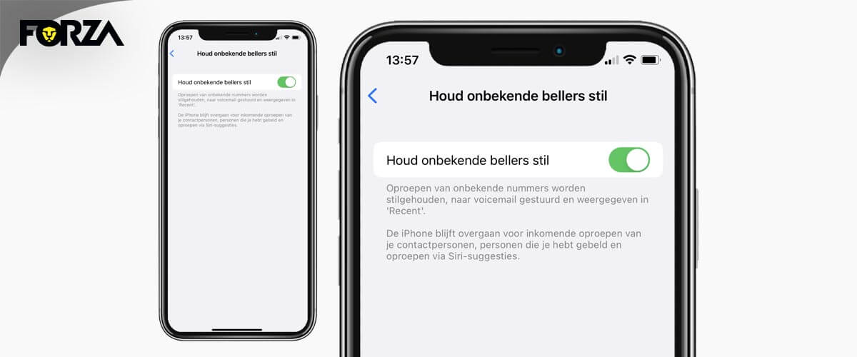 Anoniem bellen op iPhone negeren