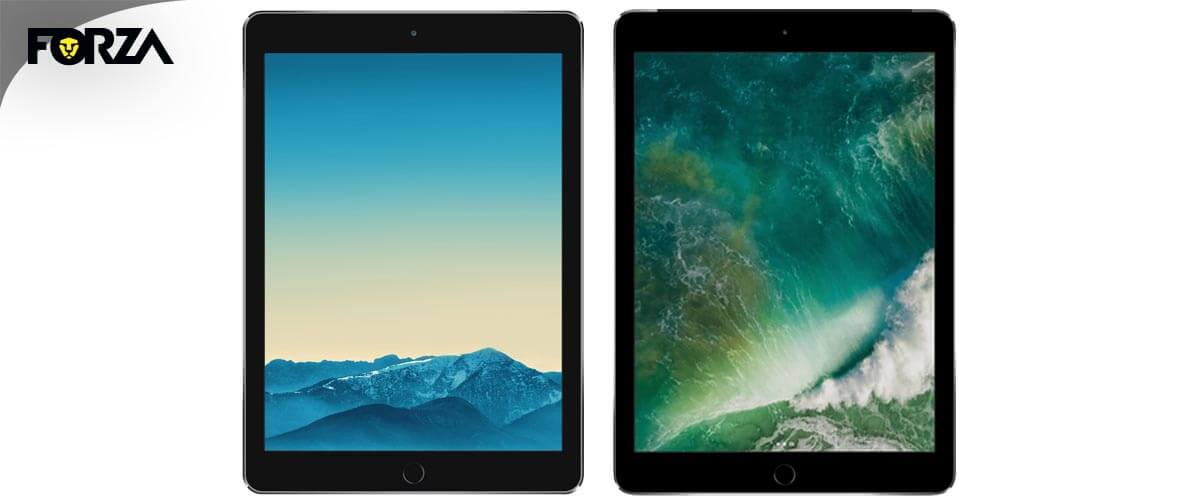 iPad Air 2 vs iPad 2017 formaat