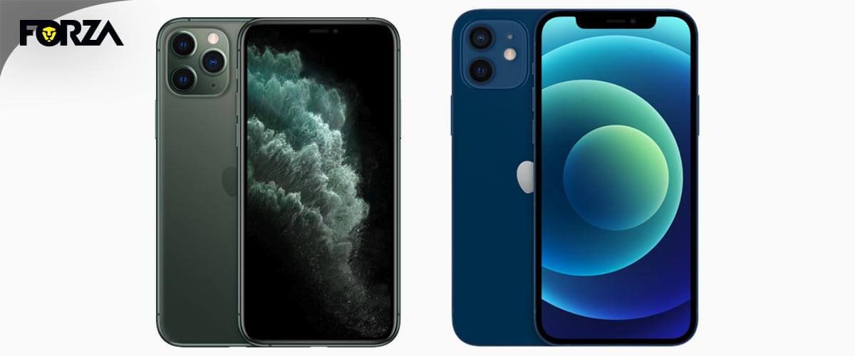 iPhone 11 Pro vs iPhone 12 naast elkaar