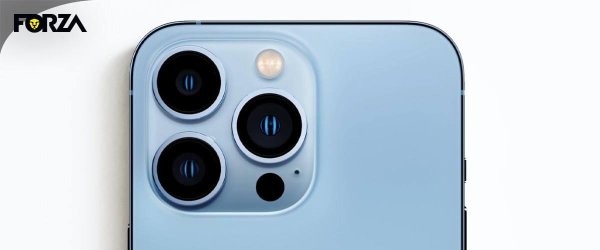 iPhone met groothoek, ultragroothoek en telelens camera