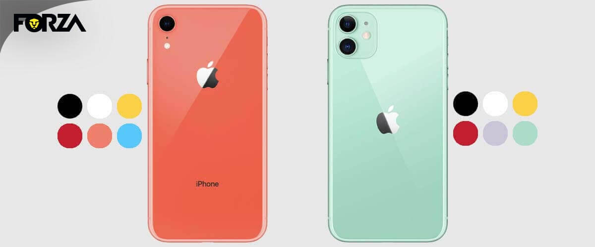 Kleuren verschil iPhone XR en iPhone 11