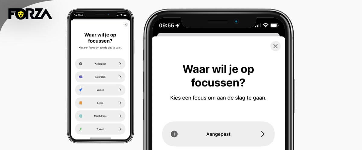 Eigen Focus modus instellen