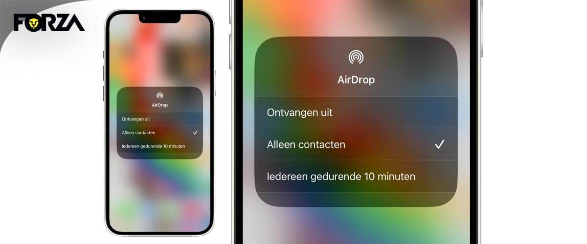AirDrop aanzetten iPhone: hoe dan
