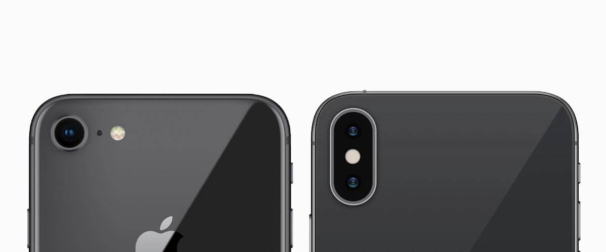 Camera iPhone 8 en iPhone X