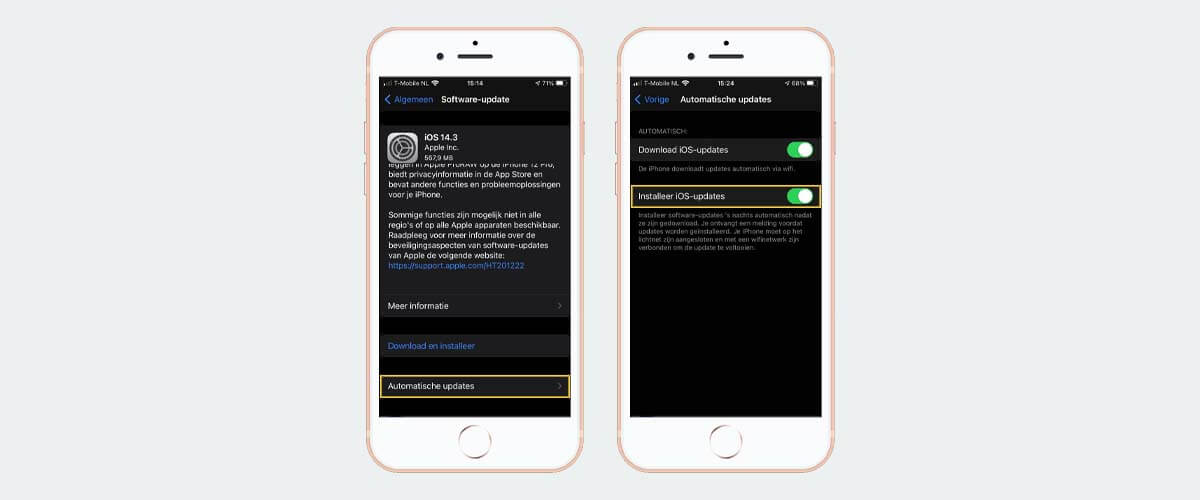 Automatische software-updates inschakelen