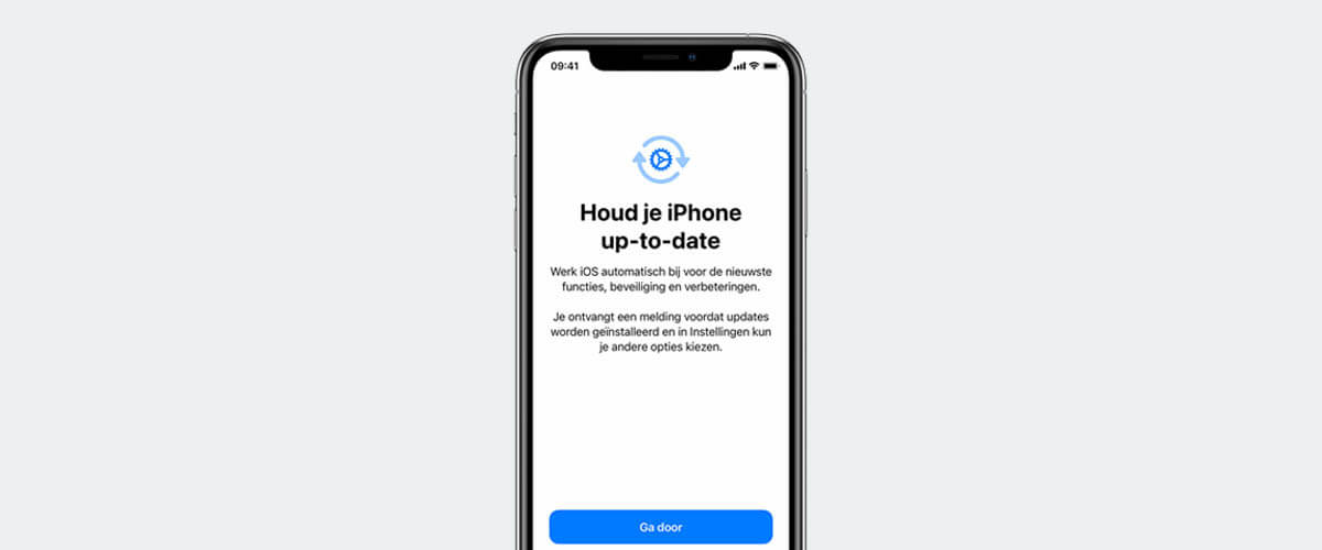 Automatische updates inschakelen op iPhone