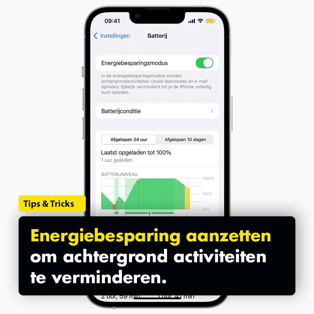 Batterij iPhone snel leeg door achtergrondactiviteiten