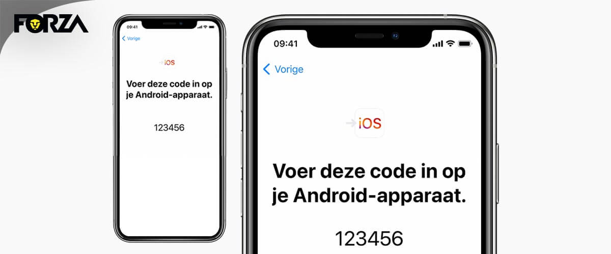 Code invoeren van Stap over op iOS app