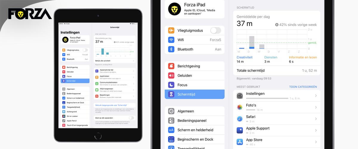 iPad schermtijd