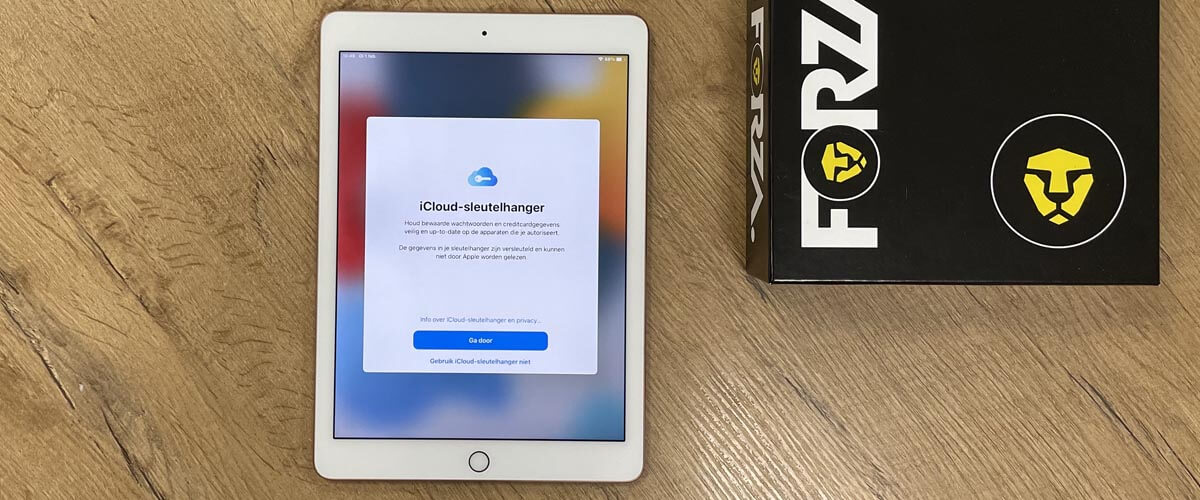 iCloud sleutelhanger activeren op iPad