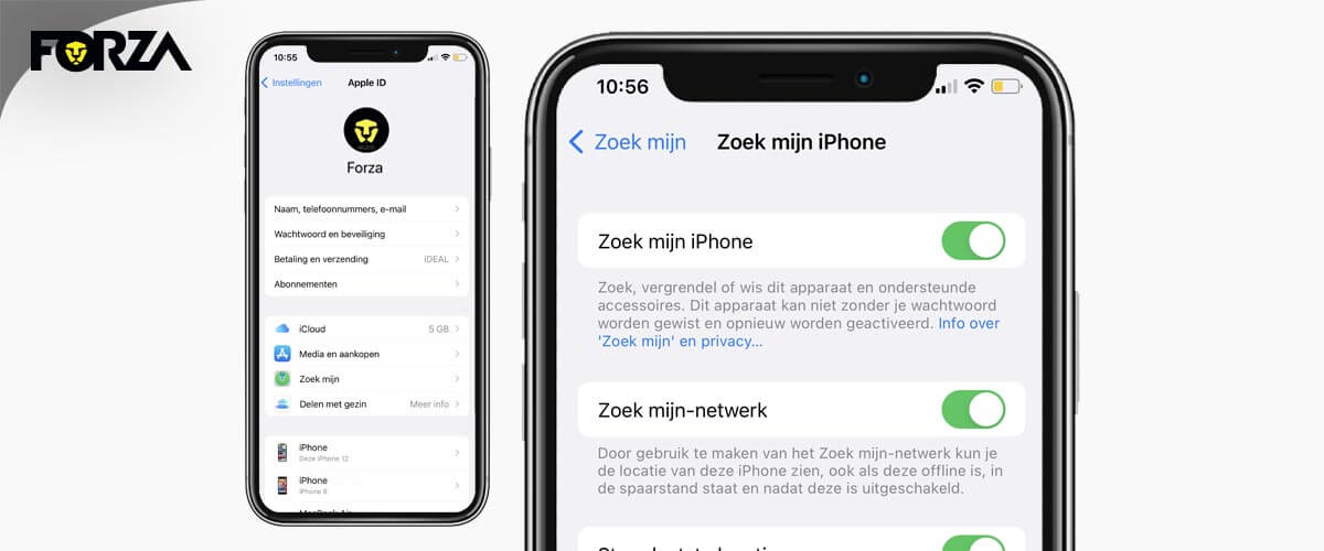 Zoek mijn iPhone uitschakelen via iPhone