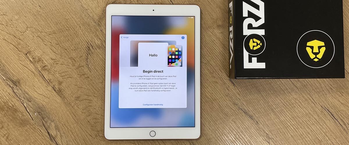 iPad handmatig configureren