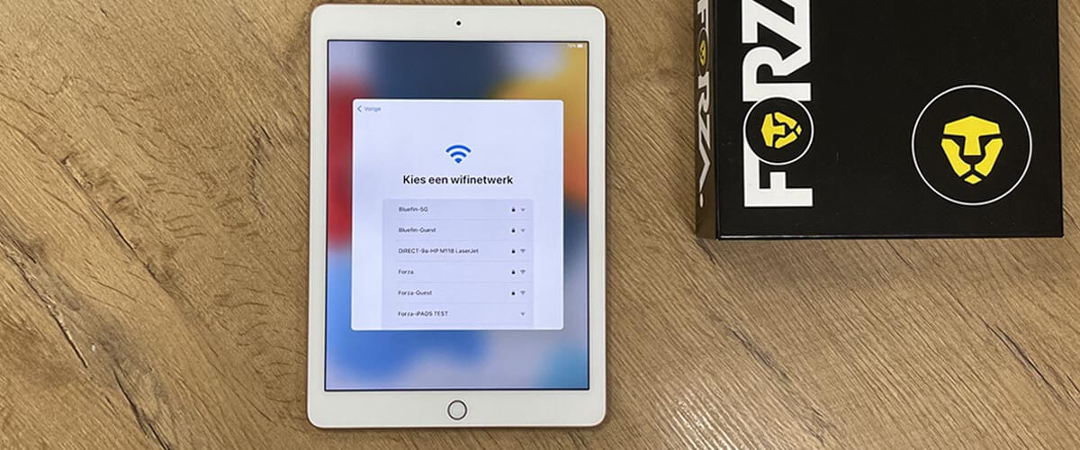 Wifi op iPad instellen