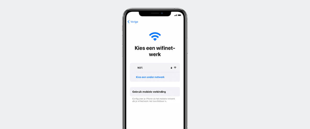 iPhone met netwerk verbinden